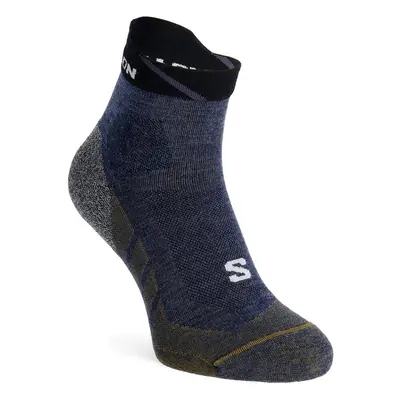 Salomon Speedcross Ankle Futózokni - india ink/black/dried herb