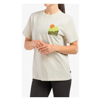 Fjallraven Nature T-shirt Női Pamutpóló - chalk white