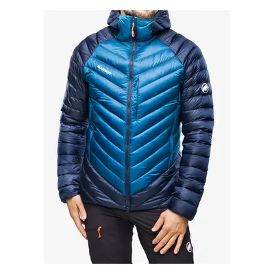 Mammut Broad Peak IN Hooded Jacket Pehelykabát - deep ice/marine