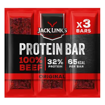 Jack Link&#039;s 3-Pack Protein Bar Original x 22,5 g Szárított marhahús