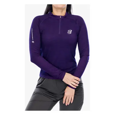 Compressport Trail HZ LS Tshirt W Női futófelső - purple