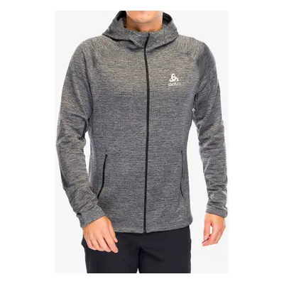 Odlo Tencia Mid Layer Hoody Full Zip Kapucnis felső - dark grey melange