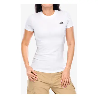 The North Face S/S Simple Dome Slim Tee Női pamutpóló - tnf white