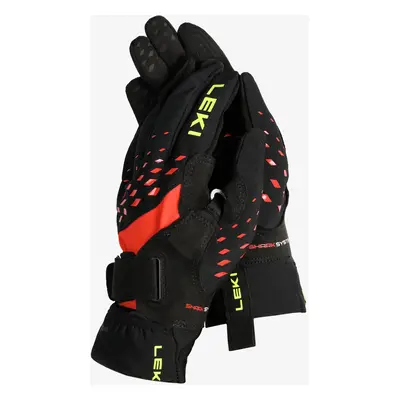 Leki Ultra Trail Storm Shark Kesztyű - black/red/neonyellow