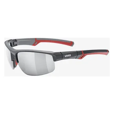 Uvex Sportstyle Napszemüveg - grey red matt/mirror silver