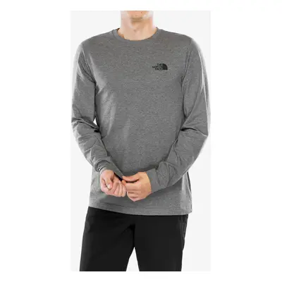 The North Face L/S Simple Dome Tee Hosszú ujjú póló - tnf medium grey heather