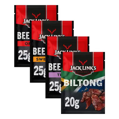 Jack Link&#039;s 4-Pack Beef Jerky x g + Biltong x g Készlet