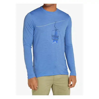 Icebreaker Merino Tech Lite LS Tee Bear Lift Férfi pulóver - baja