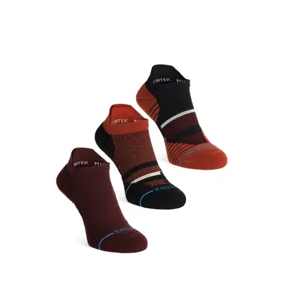 Stance Cavern Mid Tab 3-Pack Zokni - wine