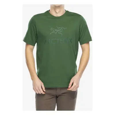 Arcteryx ArcWord Logo Shirt SS Pamutpóló - eden/dk eden