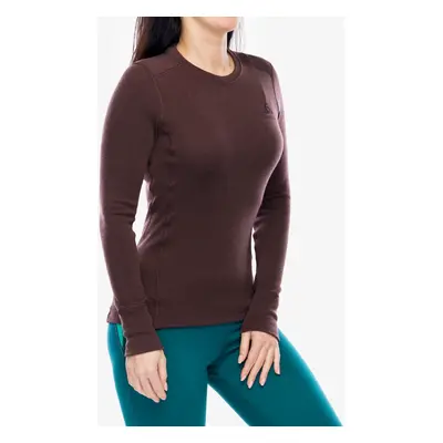 Odlo Merino BL Top Crew Neck LS Termoaktív női felső - fudge