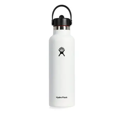 Hydro Flask oz Standard Flex Straw Cap (621 ml) Hőtartó kulacs - white