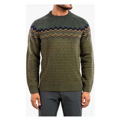 Fjallraven Ovik Knit Sweater Pulóver - laurel green/deep forest