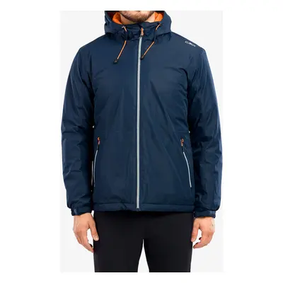 CMP Franz Jacket Fix Hood Bélelt Kabát - black blue