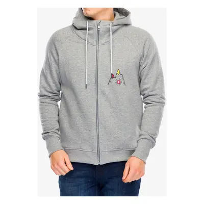 Majesty Mountain Zipped Hoodie Cipzáras felső - grey