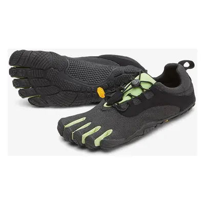 Vibram Fivefingers V-Run Retro Futócipő nőknek - black/green/black