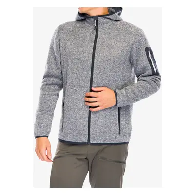 CMP Borgis Fix Hood Jacket Polárdzseki - ice/titanio/nero