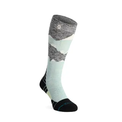 Stance Windy Peaks Mid Wool Snow Sízokni - green