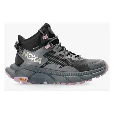 Hoka Trail Code GTX Női Túracipő - black/castlerock