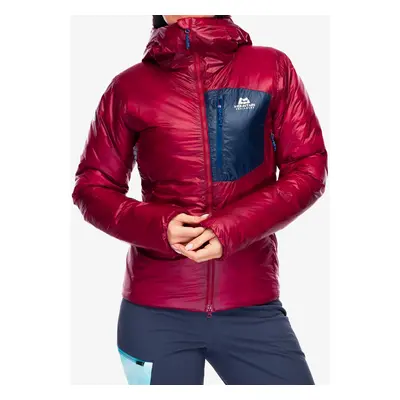 Mountain Equipment Oreus Hooded Jacket Női bélelt kabát - merlot/blue