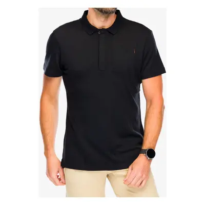 Icebreaker Merino IB X TNF SS Polo Pólóing - black