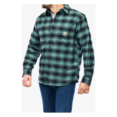 Cartartt Flannel L/S Plaid Shirt Ing - sea pine