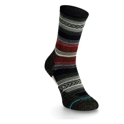 Stance Mid Wool Crew Túrazokni - black/red