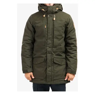 Fjallraven Singi Wool Padded Parka Bélelt Kabát - deep forest