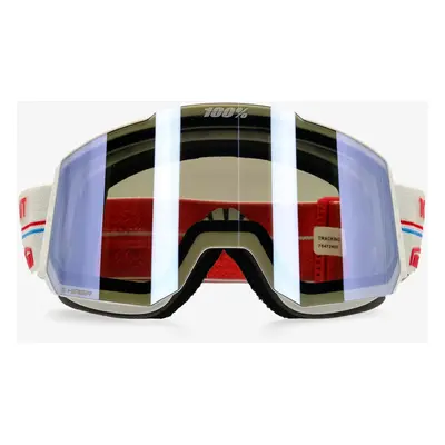 100% Snowcraft Hiper Síszemüveg - launch/mirror red lens