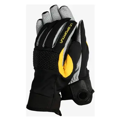 La Sportiva Supercouloir Tech Gloves Kesztyű - black/yellow