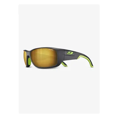 Julbo Run - Spectron Polarized Napszemüveg - grey matt/lime green