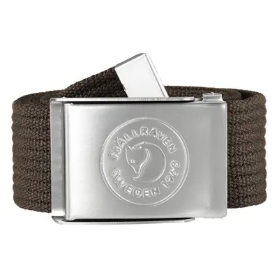 Fjallraven Logo Belt Nadrágszíj - dark olive