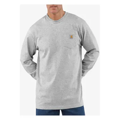 Carhartt Workwear Pocket T-Shirt L/S Hosszú ujjú póló - heather grey