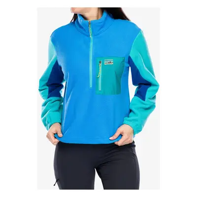 Patagonia Microdini 1/2 Zip P/O Cipzáras női felső - vessel blue