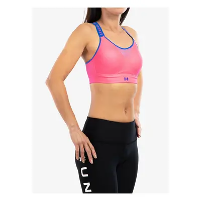 Under Armour Infinity High Sports Bra Sport Melltartó - pink punk/versa blue