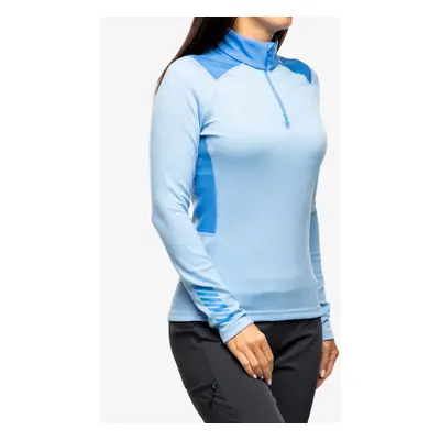 Helly Hansen LIFA Merino Midweight 1/2 Zip Termoaktív női felső - bright blue