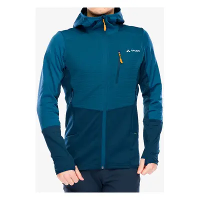 Vaude Monviso Hooded Grid Fleece Jacket Cipzáras felső - dark sea