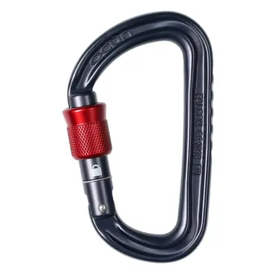 Ocun Falcon Screw Karabiner - anthracite/red