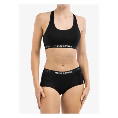 Mons Royale Sierra Sports Bra Sport Melltartó - black