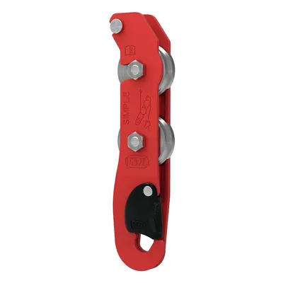 Petzl Simple Ereszkedőcsiga - red