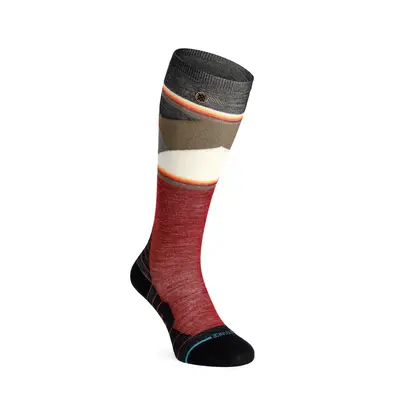 Stance Jimmy Chin UL Wool Snow Sízokni - red