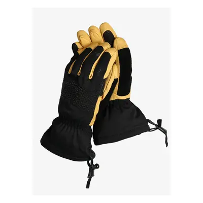 La Sportiva Alpine Guide Leather Gloves Kesztyű hegyi túrázáshoz - black/cedar