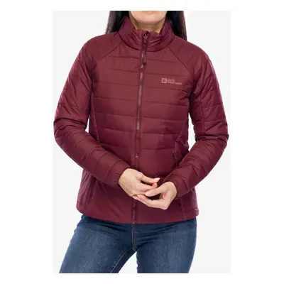 Jack Wolfskin Lapawa Ins Jkt Női bélelt kabát - dark maroon