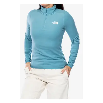 The North Face Glacier 1/4 Zip Női polárfelső - algae blue