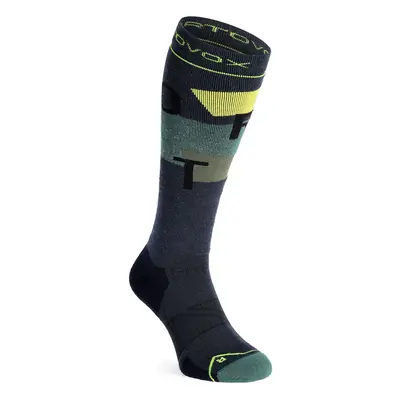 Ortovox Freeride Long Socks Cozy Sízokni - black steel