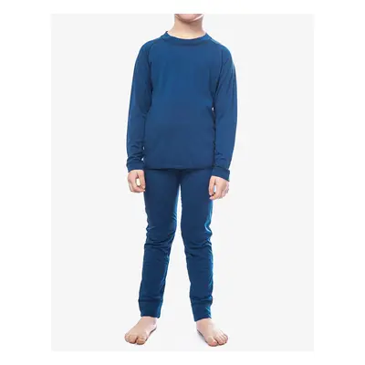 Sensor Merino Air Set Tee LS + Underpants Aláöltöző gyermekeknek - dark blue