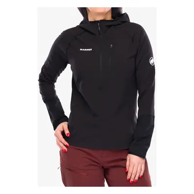 Mammut Madris Light ML Half Zip Hoody Női kapucnis felső - black