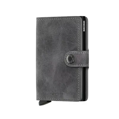 Secrid Miniwallet Vintage Pénztárca - grey/black