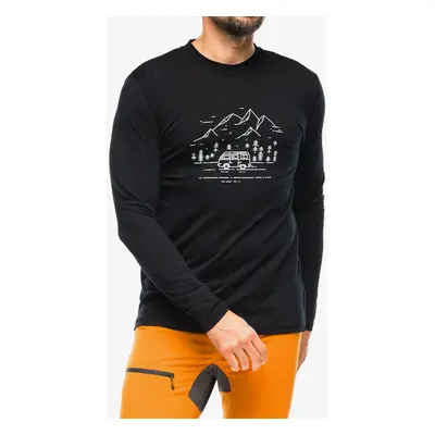 Sensor Merino Active PT Tee L/S Hosszúujjú - black van life