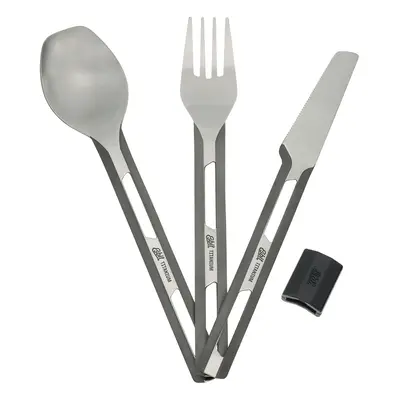 Esbit Titanium Cutlery Set w/Silicon Sleeve Evőeszköz